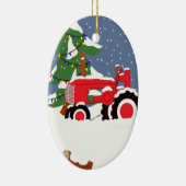 Ornament met kerstbomen voor trekkers (Rechts)