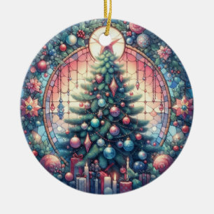 Ornament met kerstboomronde