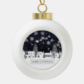 Ornament met kerstklep (Voorkant)