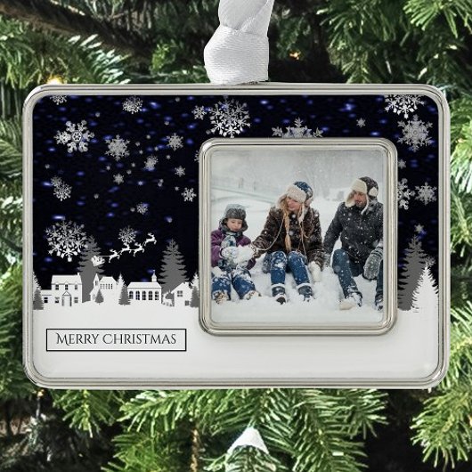 Ornament met kerstklep