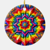 Ornament met LGBTQ kleuren ontwerp (Achterkant)