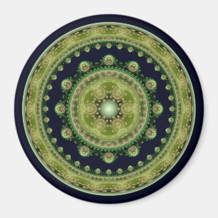 Ornament met oosterse heilige ronde magneet