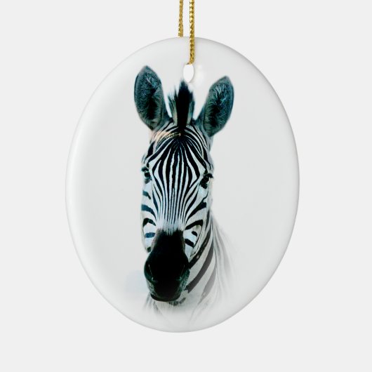 Ornament met portret van het zebra (Rechts)