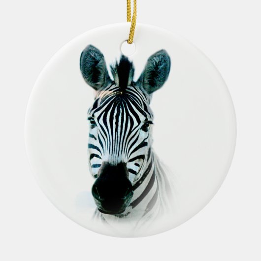 Ornament met portret van het zebra (Voorkant)