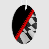 Ornament met rode stremmen (voorkant)