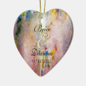 Ornament met roze mist champagne Wedding for (Links)