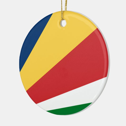 Ornament met Seychellen Kleuren Design (Links)