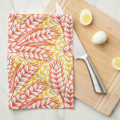 Ornament met tarweoren theedoek (Quarter Fold)