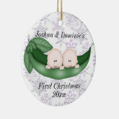 Ornament met tweekleppige jongens voor eerste kers (Rechts)