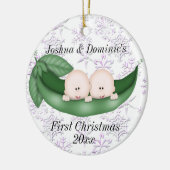 Ornament met tweekleppige jongens voor eerste kers (Links)