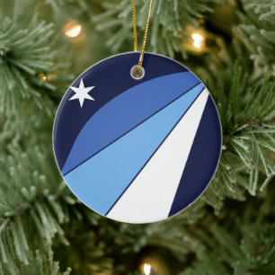 Ornament met vlag van Columbia, South Carolina