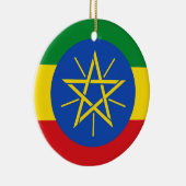 Ornament met vlag van Ethiopië (Rechts)