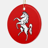 Ornament met vlag van Kent County, Engeland (Links)