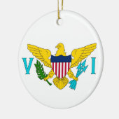 Ornament met vlag van Maagdeneilanden (Links)