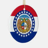 Ornament met vlag van Missouri (Rechts)