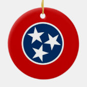 Ornament met vlag van Tennessee (Achterkant)