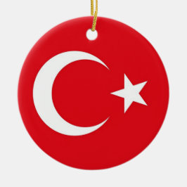 Ornament met vlag van Turkije