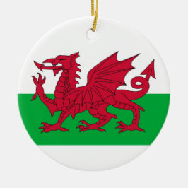 Ornament met vlag van Wales