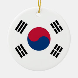 Ornament met vlag van Zuid-Korea