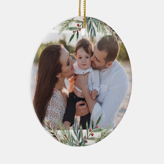 Ornament met winterkerst (Rechts)