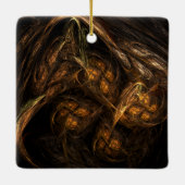 Ornament Moeder Aarde Abstract Kunstplein (Achterkant)