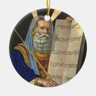 ornament "Mozes en de tien geboden"