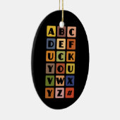 Ornament Naughty Alphabets (Rechts)
