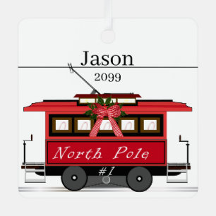 Ornament North Pole Trolley Square