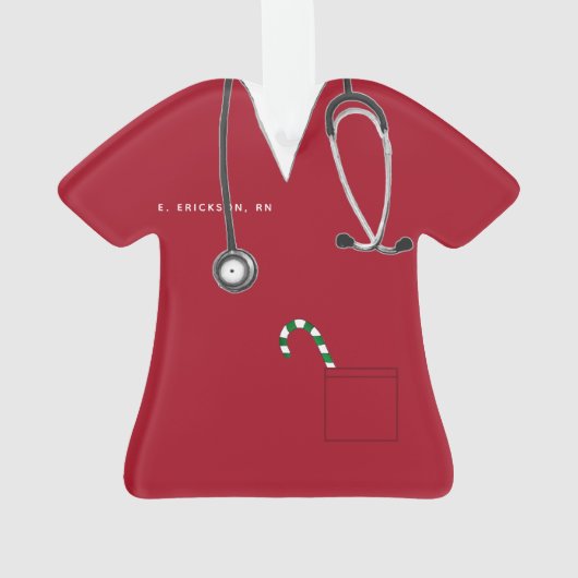 Ornament Nurse Keepomwille (achterkant)