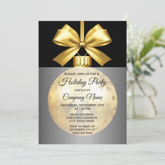 Ornament Or Invitation de vacances (Debout devant)