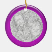 Ornament - paarse bal (Voorkant)