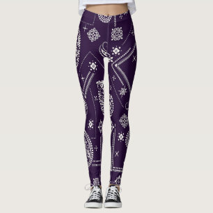 Ornament Paisley Bandana Print Pattern Leggings
