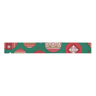 Ornament pattern grosgrain lint