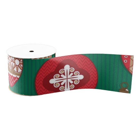 Ornament pattern grosgrain lint (Spoel)