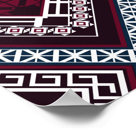 Ornament Pattern Poster (Hoek)