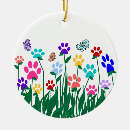 Ornament Pauw Print Garden (Voorkant)