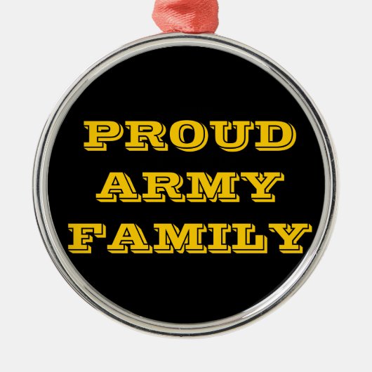 Ornament Proud Army Familie (Voorkant)