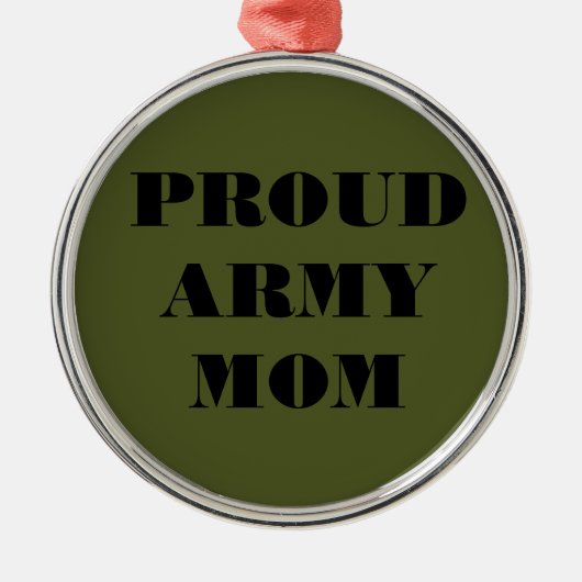Ornament Proud Army Mam (Voorkant)