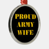 Ornament Proud Army Wife (Rechts)