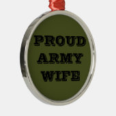 Ornament Proud Army Wife (Rechts)