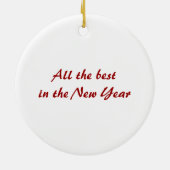 Ornament Red and Green Yin en Yang (Achterkant)