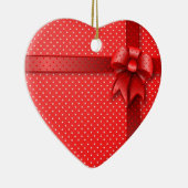 Ornament Red Cadeau Bow (Rechts)