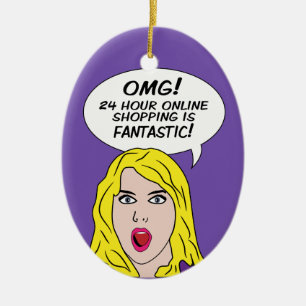 ORNAMENT RETRO COMICS