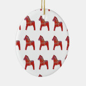 Ornament rode Dala paard (Rechts)