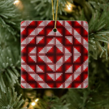 Ornament Rode Log Cabin Quilt