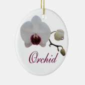 Ornament - Ruby-Lipped White Orchid (Rechts)