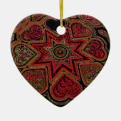 ornament "Rustic Hearts" (Voorkant)