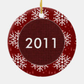 Ornament - Santa Baseball (Achterkant)