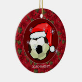 Ornament - Santa Soccerball (Rechts)