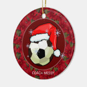 Ornament - Santa Soccerball (Links)